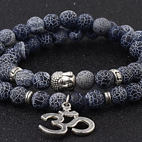 Gemstone Meditation Mala bracelet - Picture 8 of 11